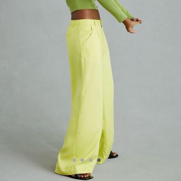 Anthropologie Low-Rise Wide-Leg Trousers | Size UK 6/US 8 - Picture 4 of 5